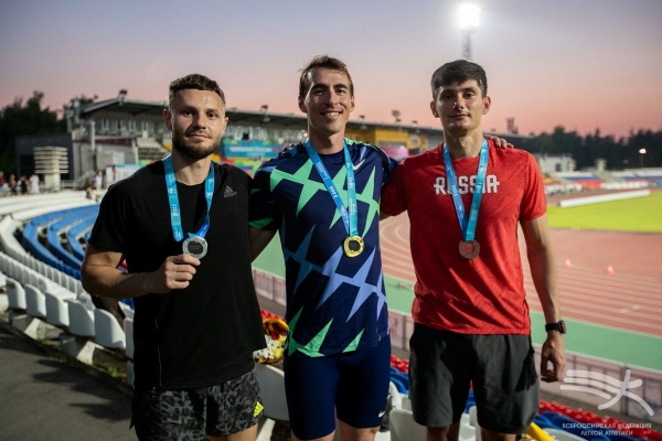 На чемпионате России легкоатлеты АУОР завоевали пять медалей